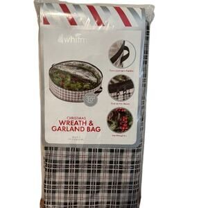 Whitmor Christmas Wreath & Garland Storage Bag (NEW)